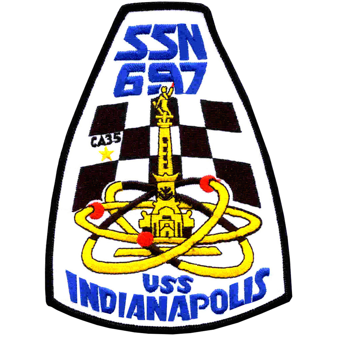 USS INDIANAPOLIS SSN 697 PATCH