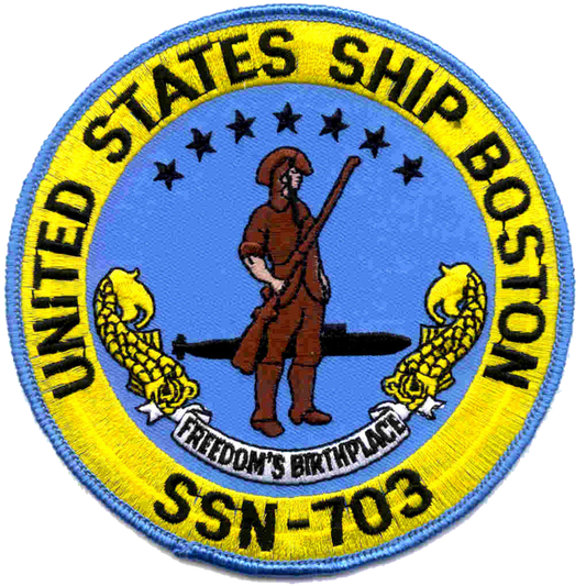 USS BOSTON SSN 703 PATCH collection thumbnail