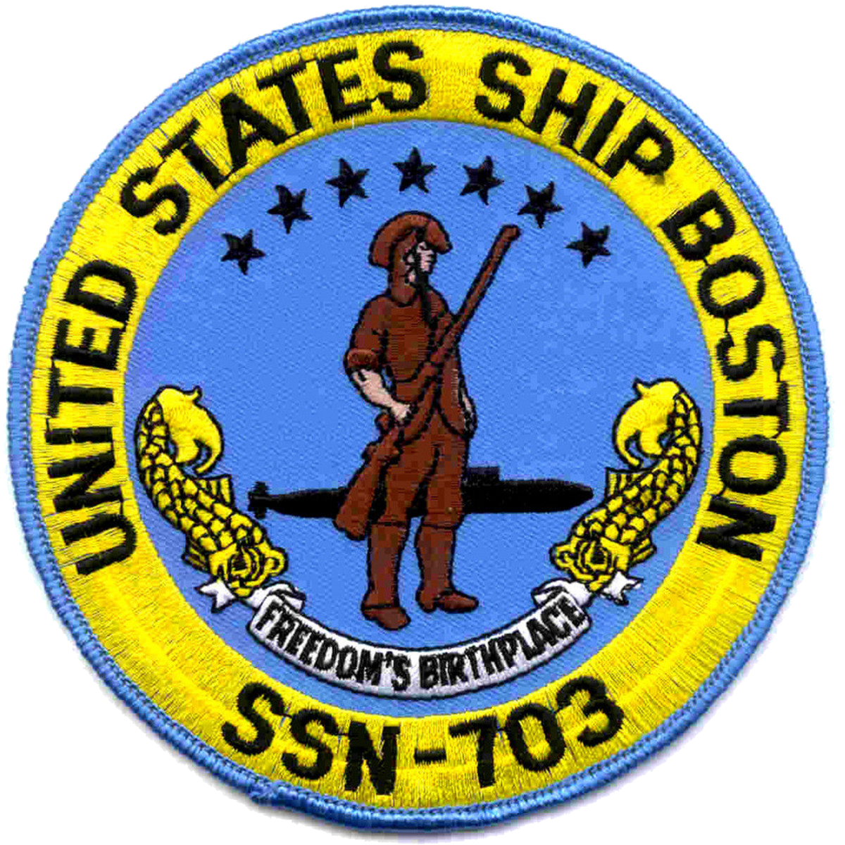USS BOSTON SSN 703 PATCH