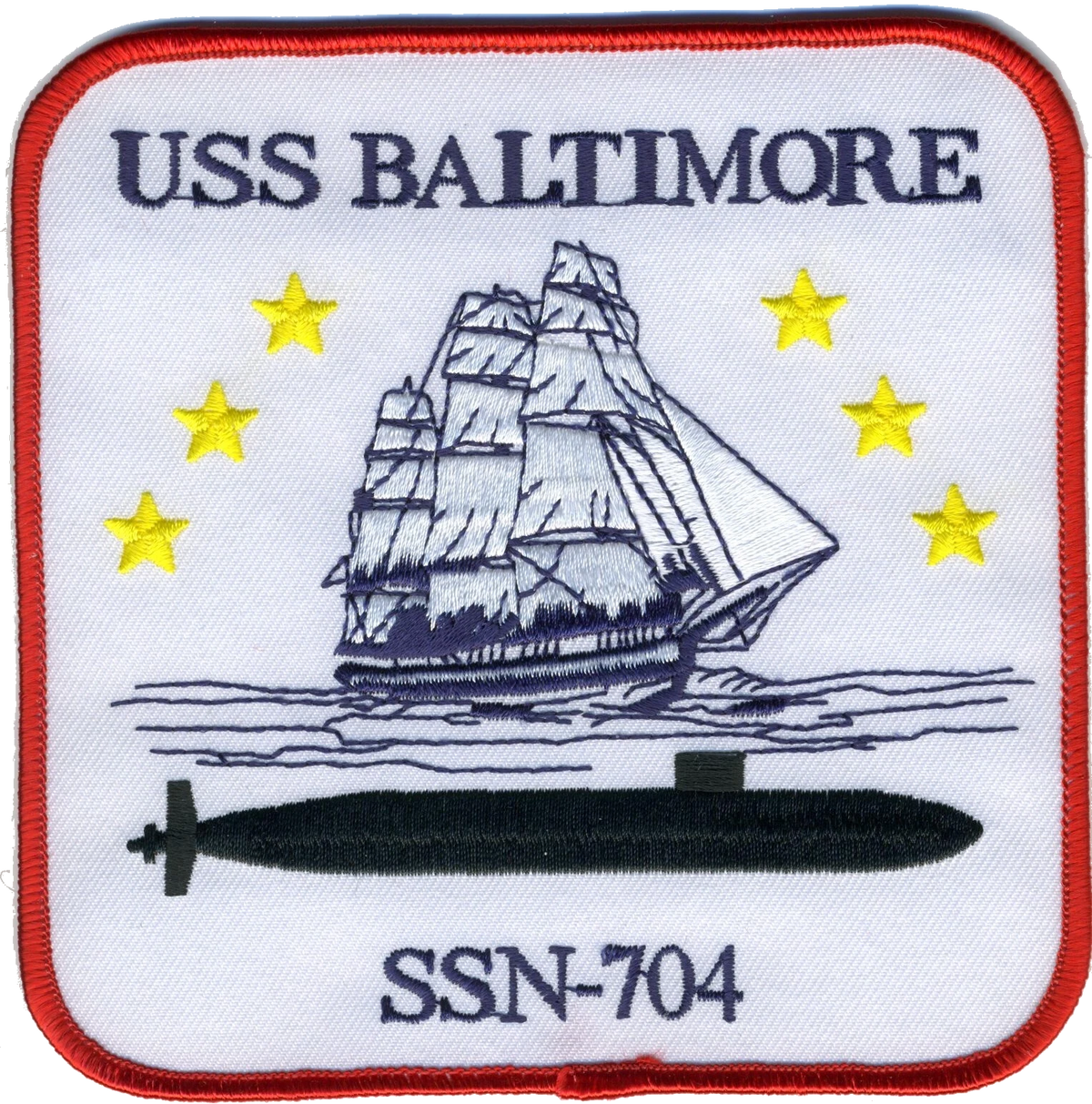 USS BALTIMORE SSN - 704 PATCH collection thumbnail