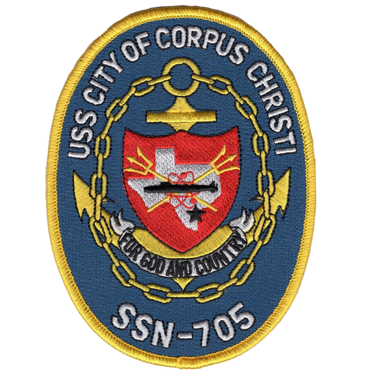 USS CITY of CORPUS CHRISTI SSN 705 PATCH collection thumbnail