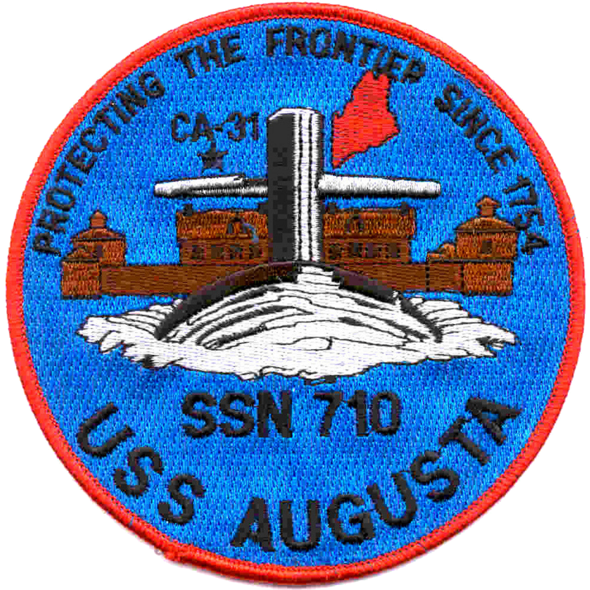 USS AUGUSTA SSN 710  PATCH