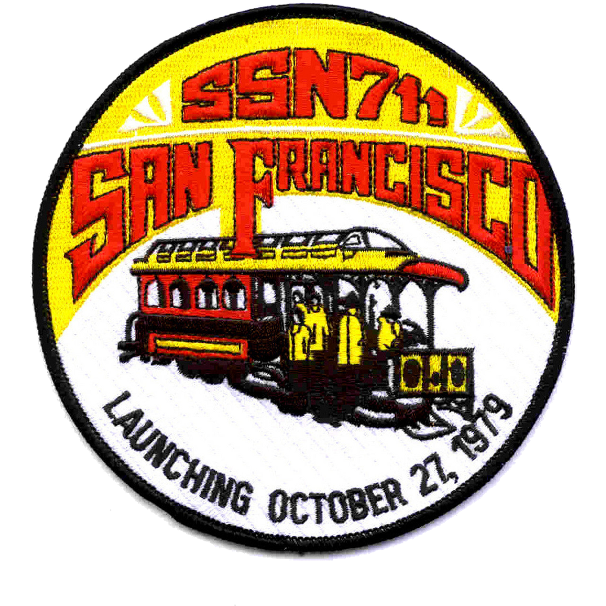 USS SAN FRANSISCO SSN 711  PATCH