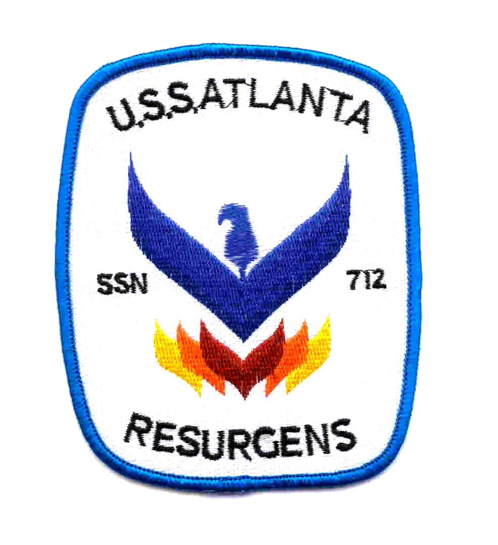 USS ATLANTA SSN 712 PATCH