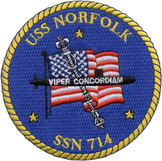 USS NORFOLK SSN 714 PATCH collection thumbnail