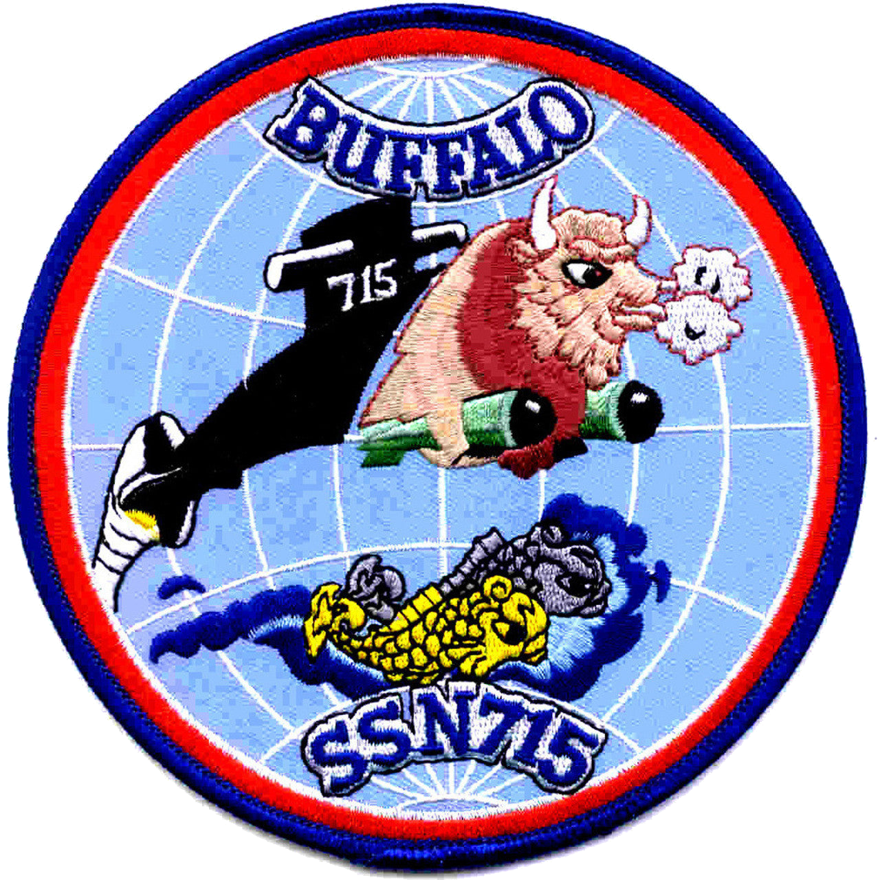 USS BUFFALO SSN 715 PATCH