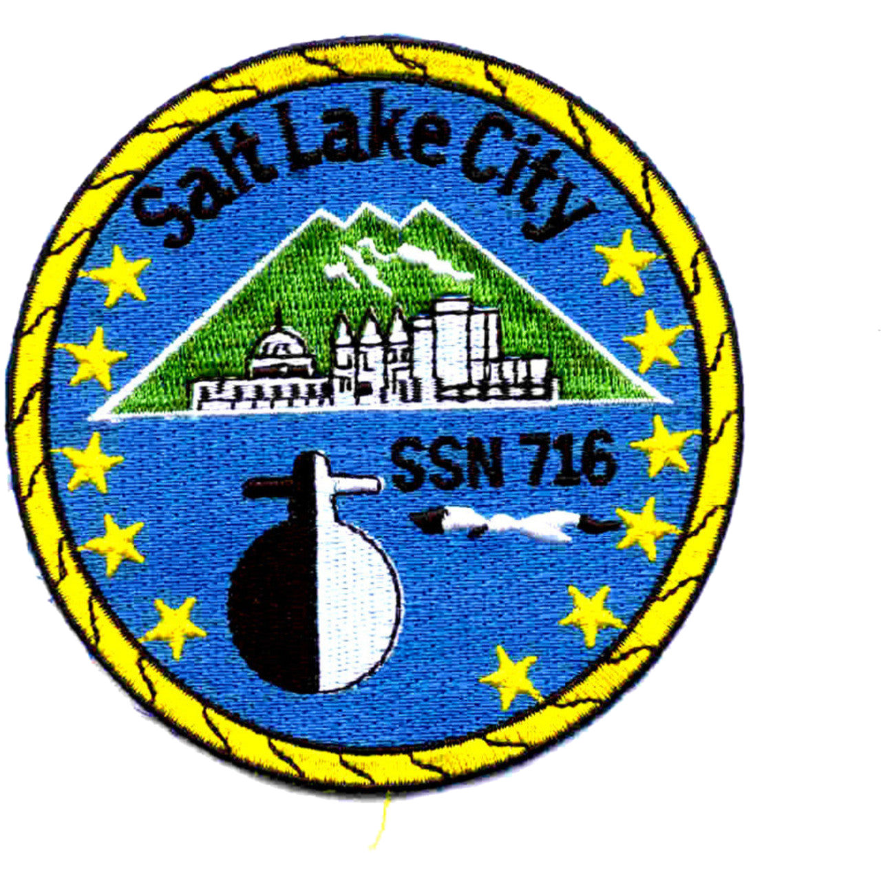 USS SALT LAKE CITY SSN 716 PATCH