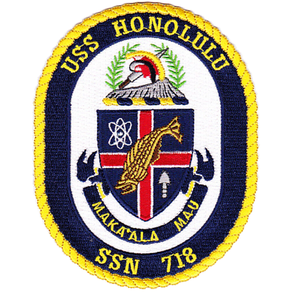 USS HONOLULU SSN 718  PATCH