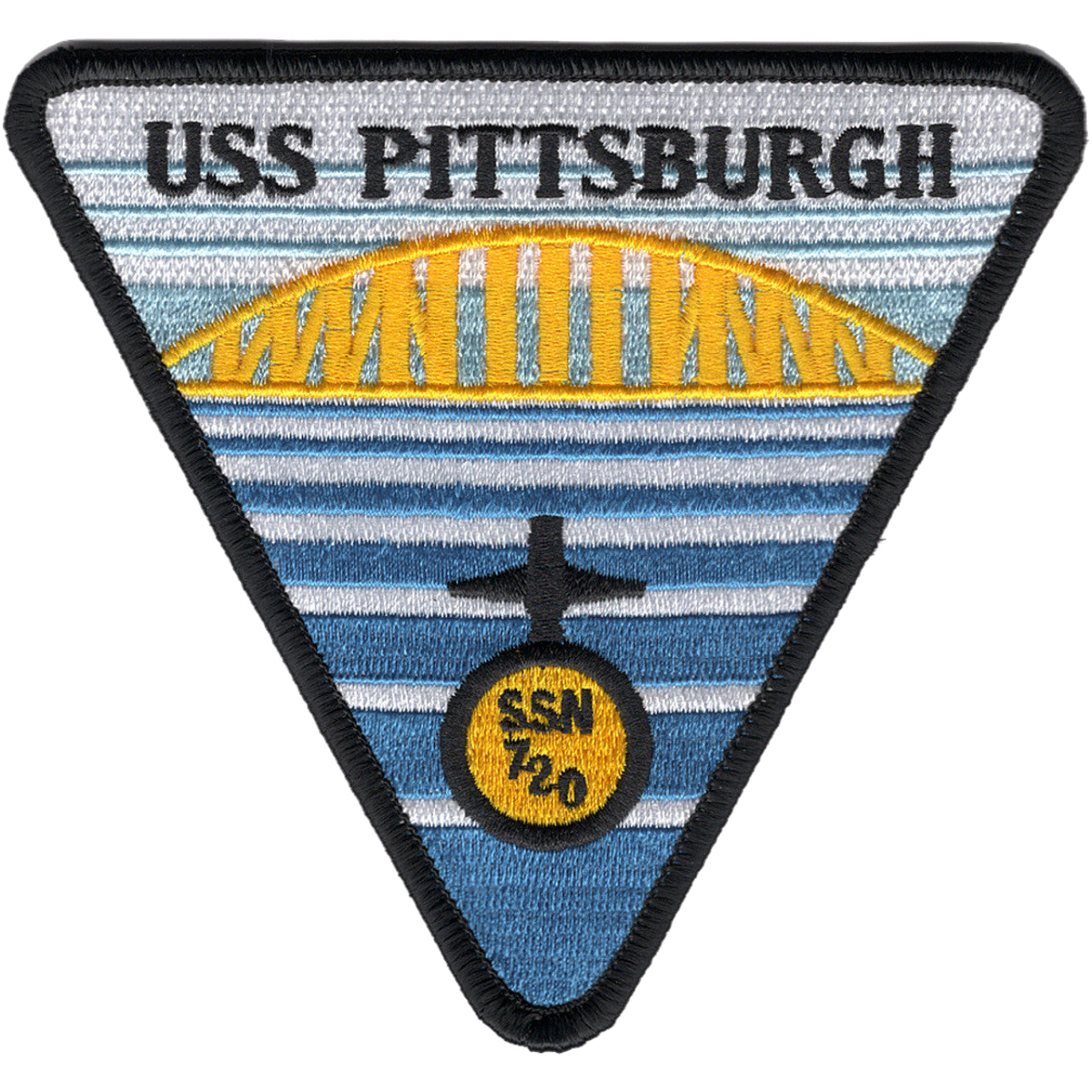 USS PITTSBURGH SSN 720  PATCH
