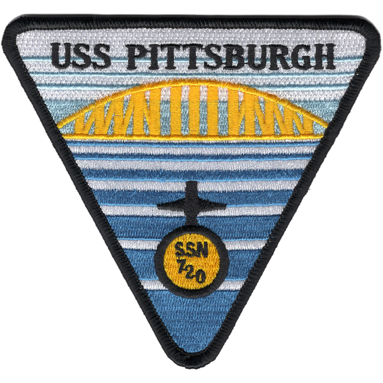 USS PITTSBURGH SSN 720  PATCH