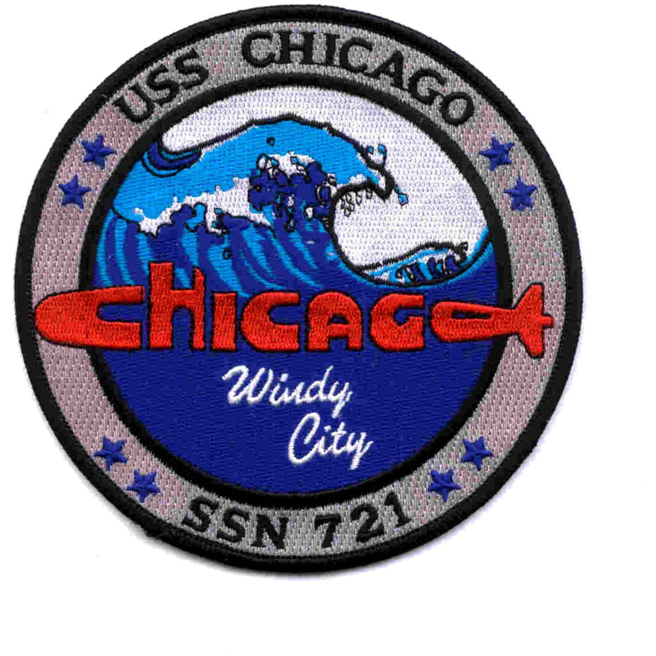 USS CHICAGO SSN 721 PATCH
