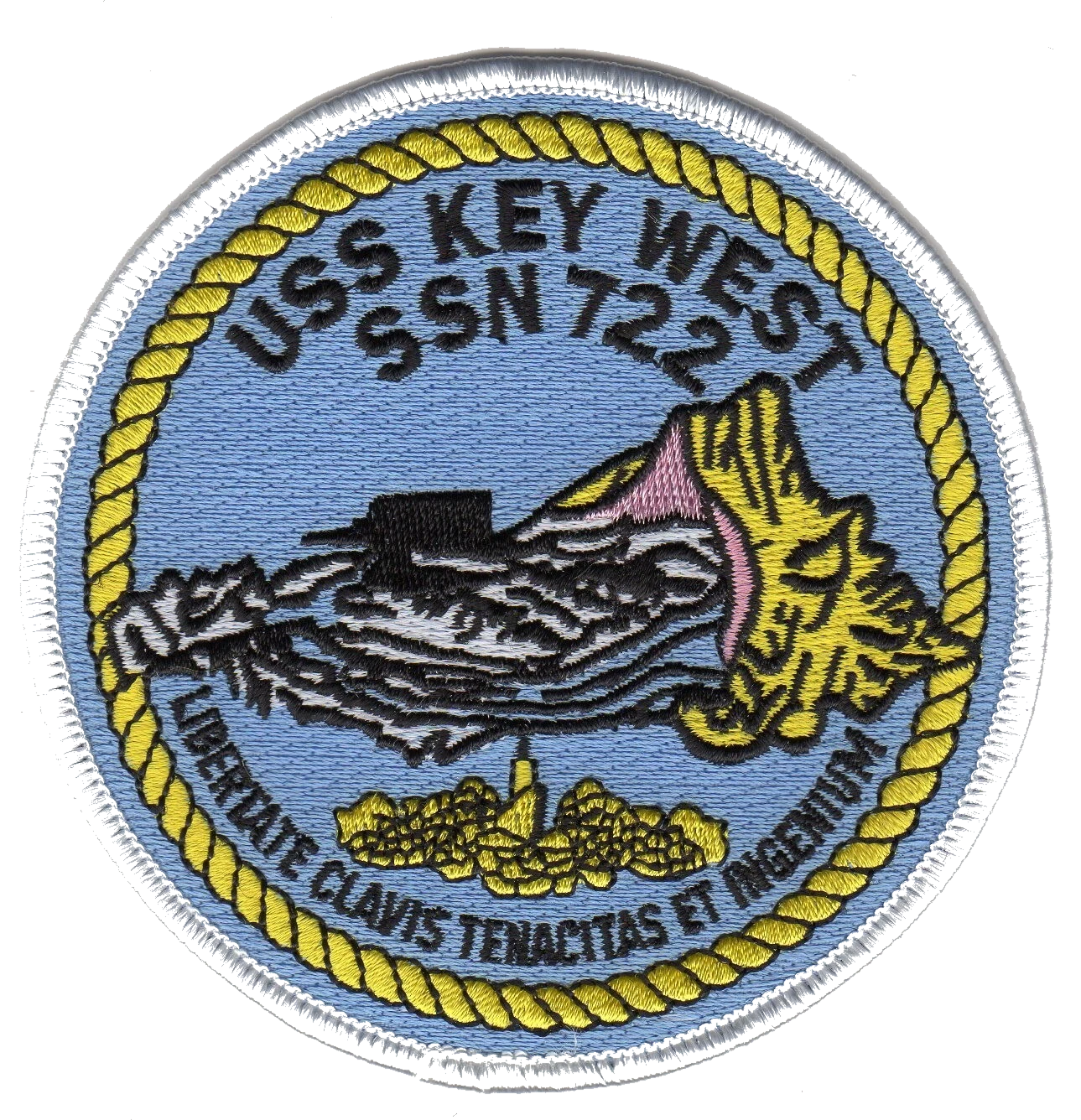 USS KEY WEST SSN 722 PATCH collection thumbnail