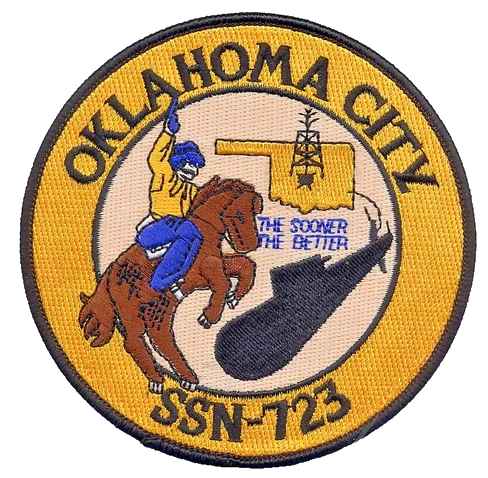 USS OKLAHOMA CITY SSN 723 PATCH collection thumbnail