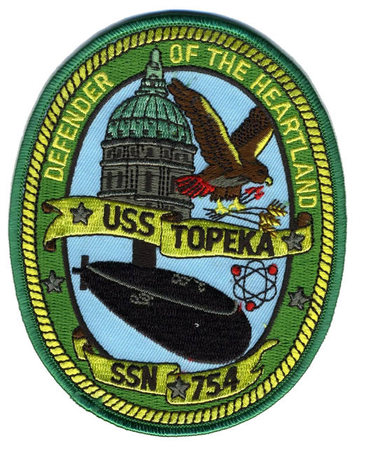 USS TOPEKA SSN 754 PATCH collection thumbnail