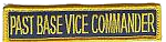Past Base Vice Commander PATCH collection thumbnail