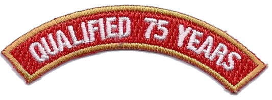 Holland Qualified 75 Years Rocker PATCH collection thumbnail