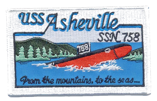USS ASHEVILLE SSN 758 PATCH collection thumbnail