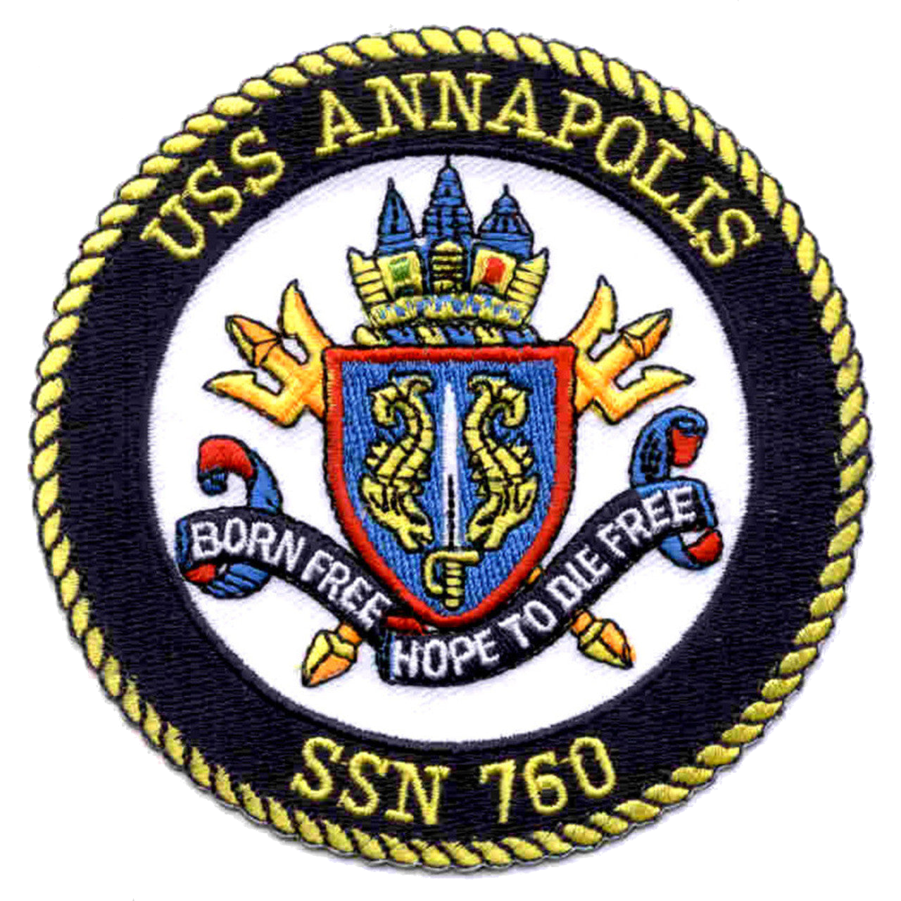 USS ANNAPOLIS SSN 760 PATCH