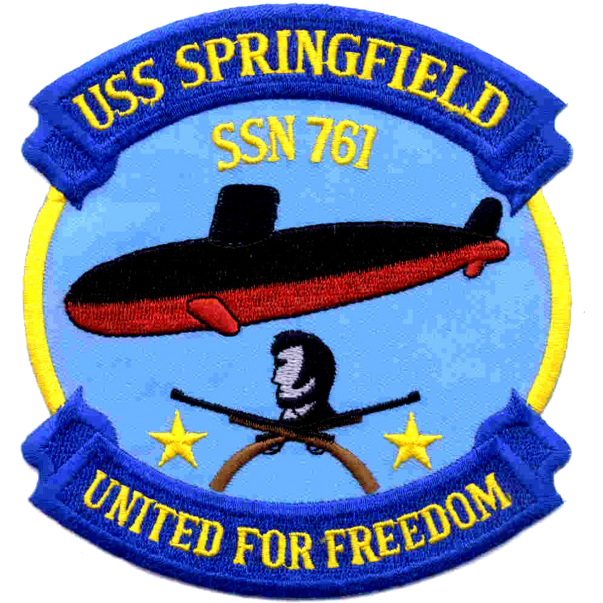 USS SPRINGFIELD SSN 761 PATCH