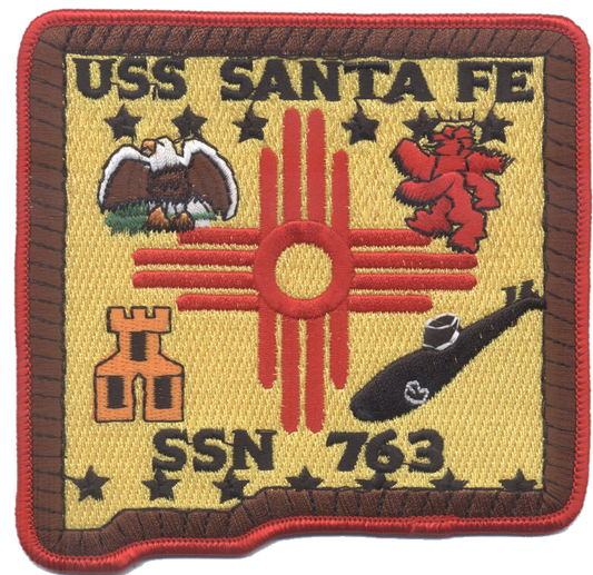 USS SANTA FE SSN 763 PATCH collection thumbnail