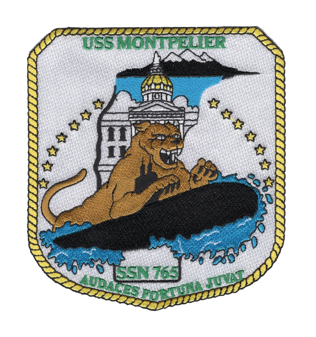 USS MONTPELIER SSN 765 PATCH