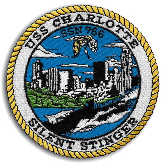USS CHARLOTTE SSN 766 PATCH collection thumbnail