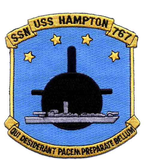 USS HAMPTON SSN 767 PATCH collection thumbnail