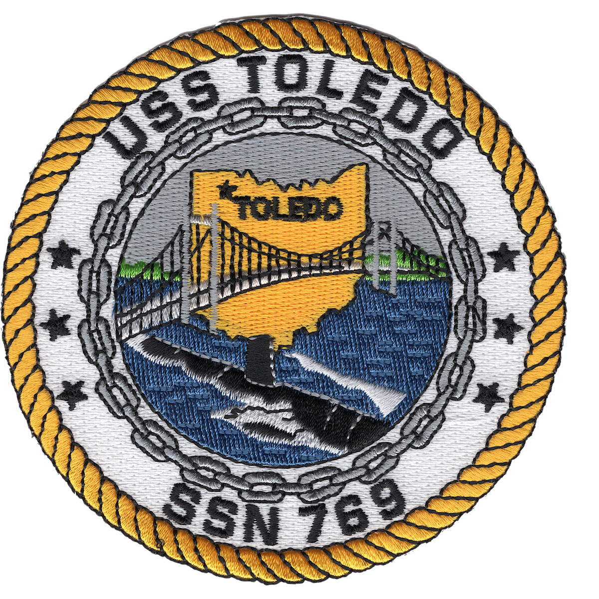 USS TOLEDO SSN 769 PATCH