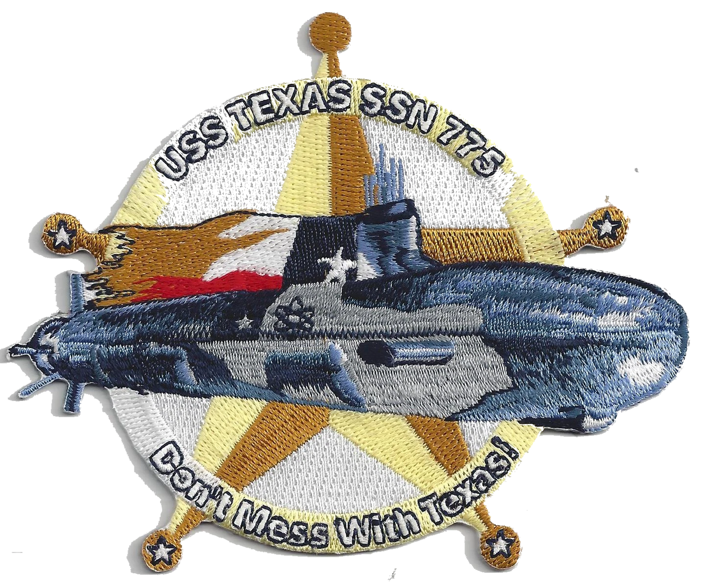 USS TEXAS SSN 775 PATCH collection thumbnail