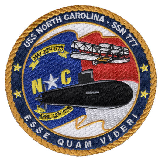 USS NORTH CAROLINA SSN 777 PATCH collection thumbnail