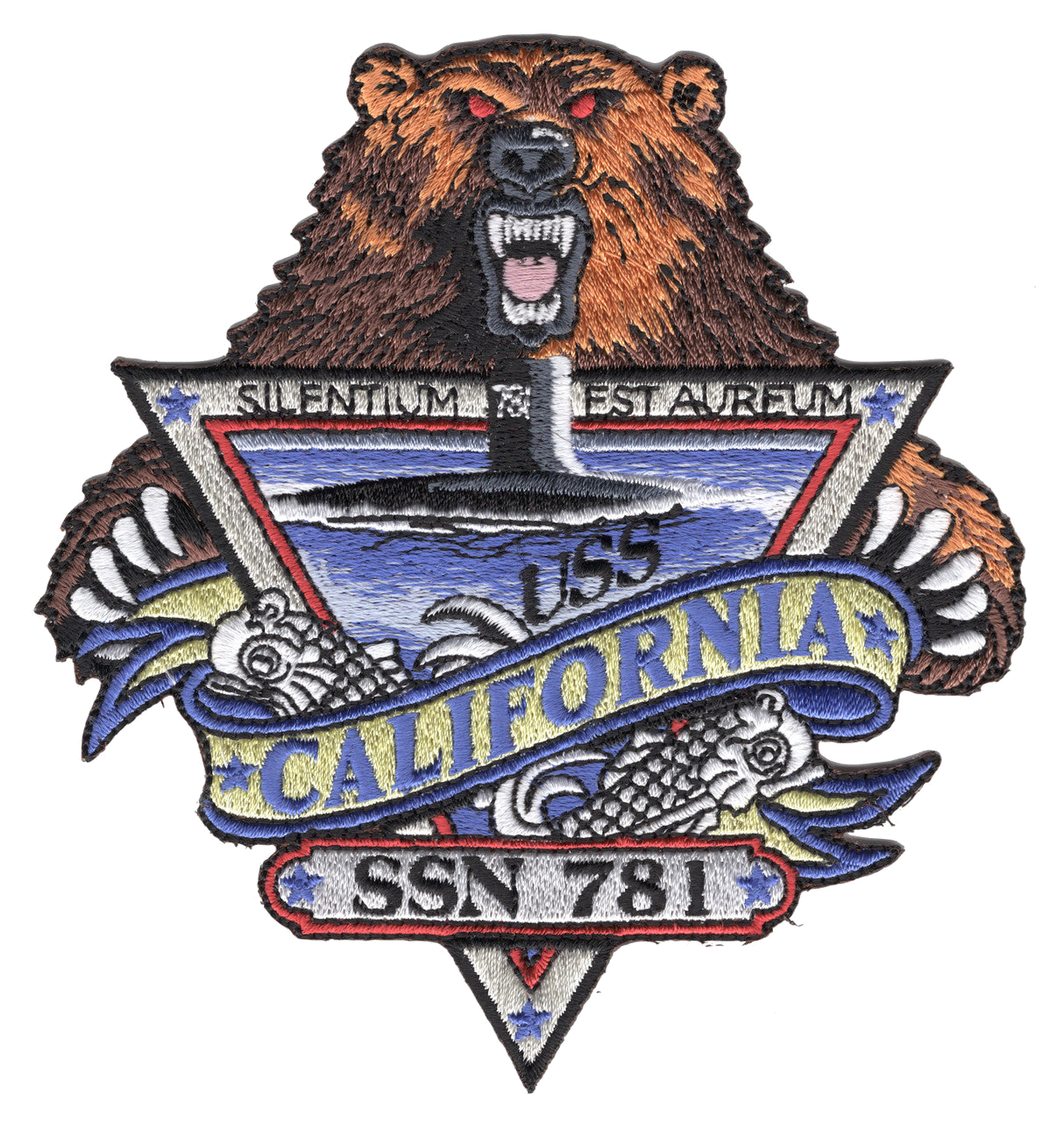 USS CALIFORNIA SSN 781  PATCH