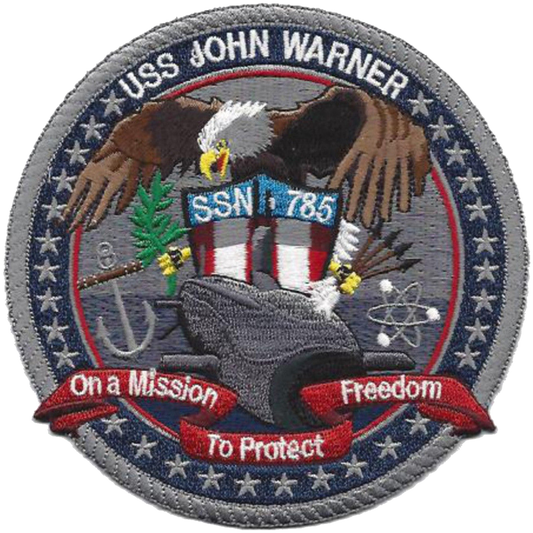 USS JOHN WARNER SSN 785 PATCH collection thumbnail