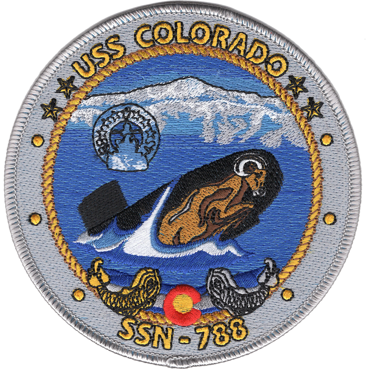 USS COLORADO SSN 788 PATCH