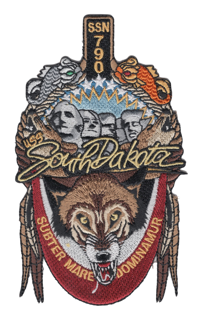 USS SOUTH DAKOTA SSN 790  PATCH