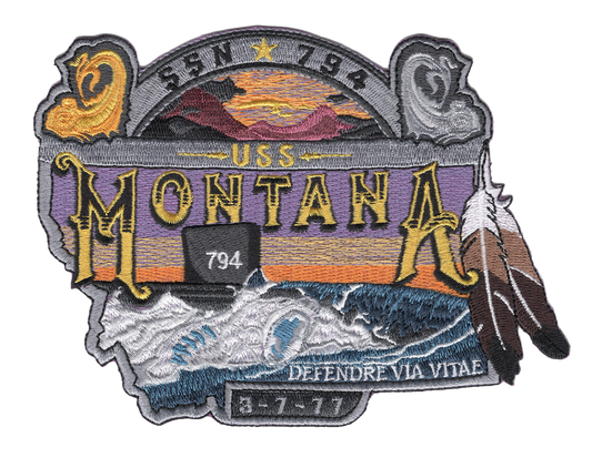 USS MONTANA SSN 794 PATCH collection thumbnail
