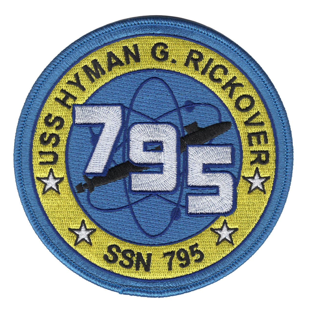 USS HYMAN G RICKOVER SSN 795 PATCH