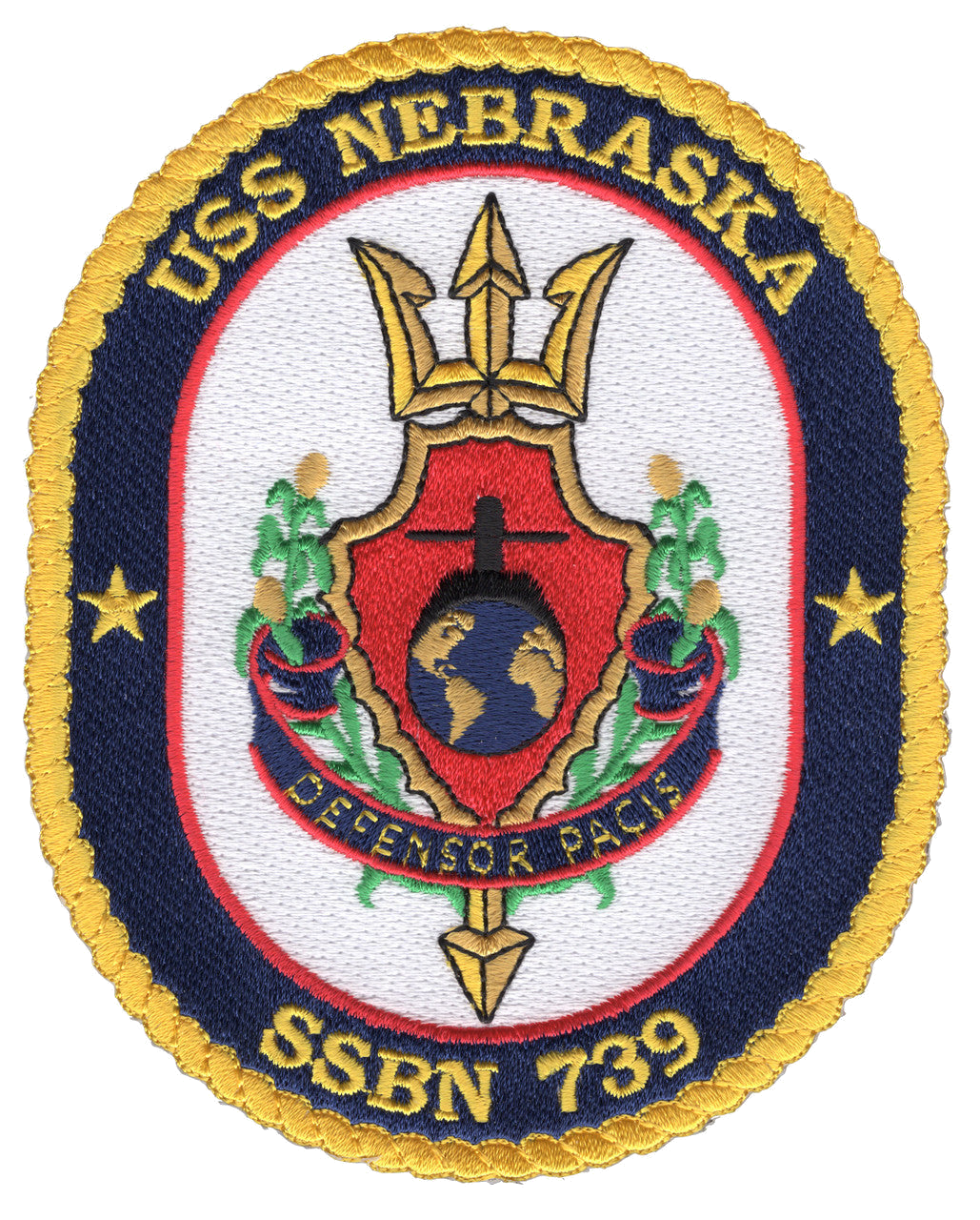 USS NEBRASKA SSBN 739 PATCH