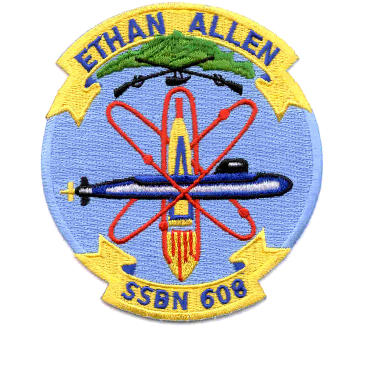 USS ETHAN ALLEN SSBN 608 PATCH