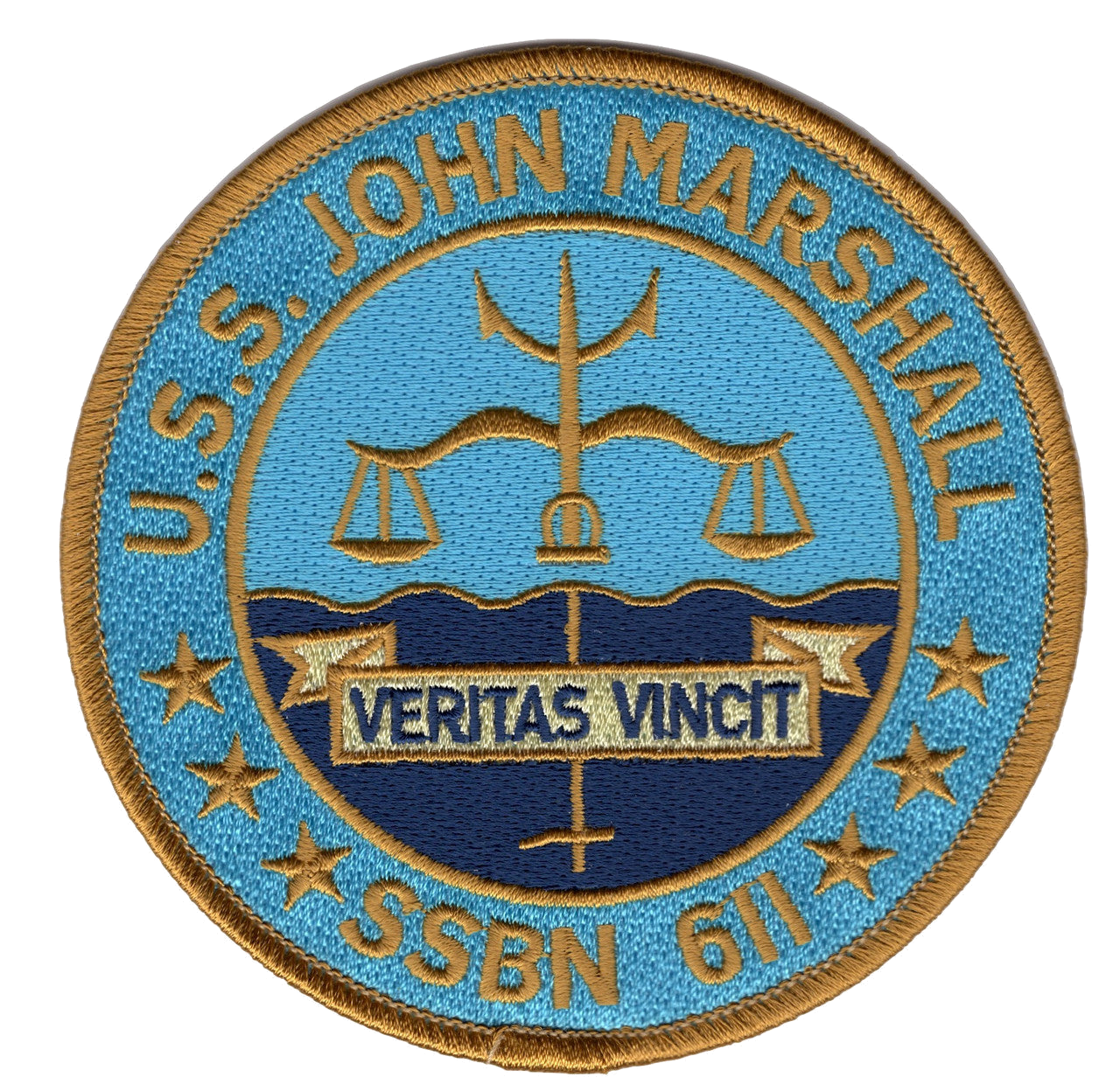 USS JOHN MARSHALL SSBN 611 PATCH
