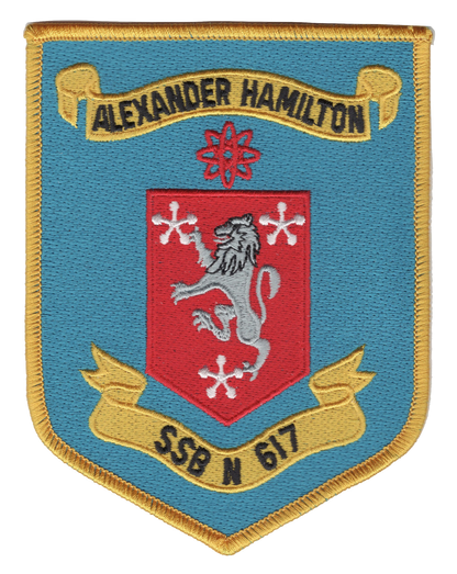 USS ALEXANDER HAMITON SSBN 617 PATCH