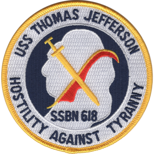 Thomas Jefferson PATCH  SSBN 618 collection thumbnail