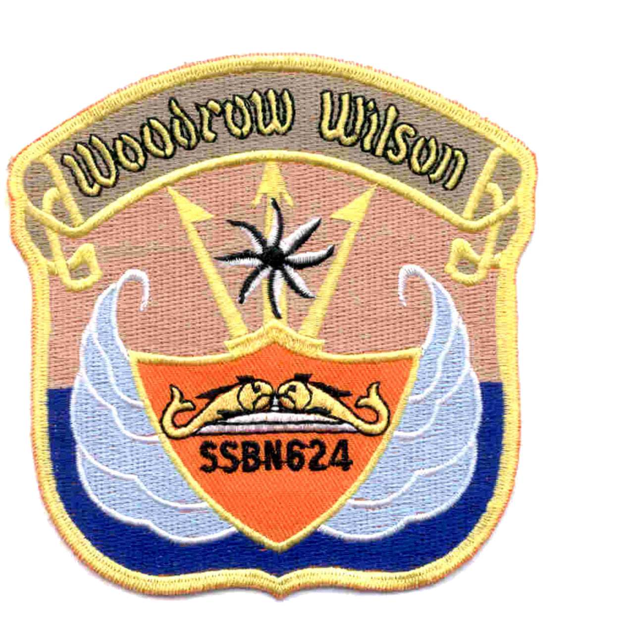 USS WOODROW WILSON SSBN 624 PATCH