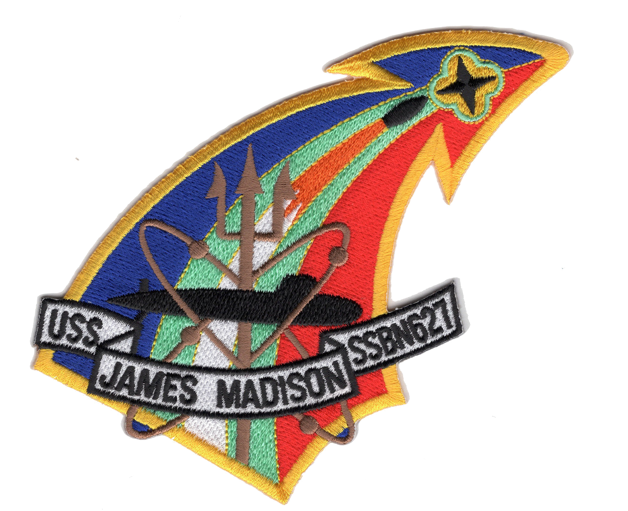 USS JAMES MADISON SSBN 627 PATCH