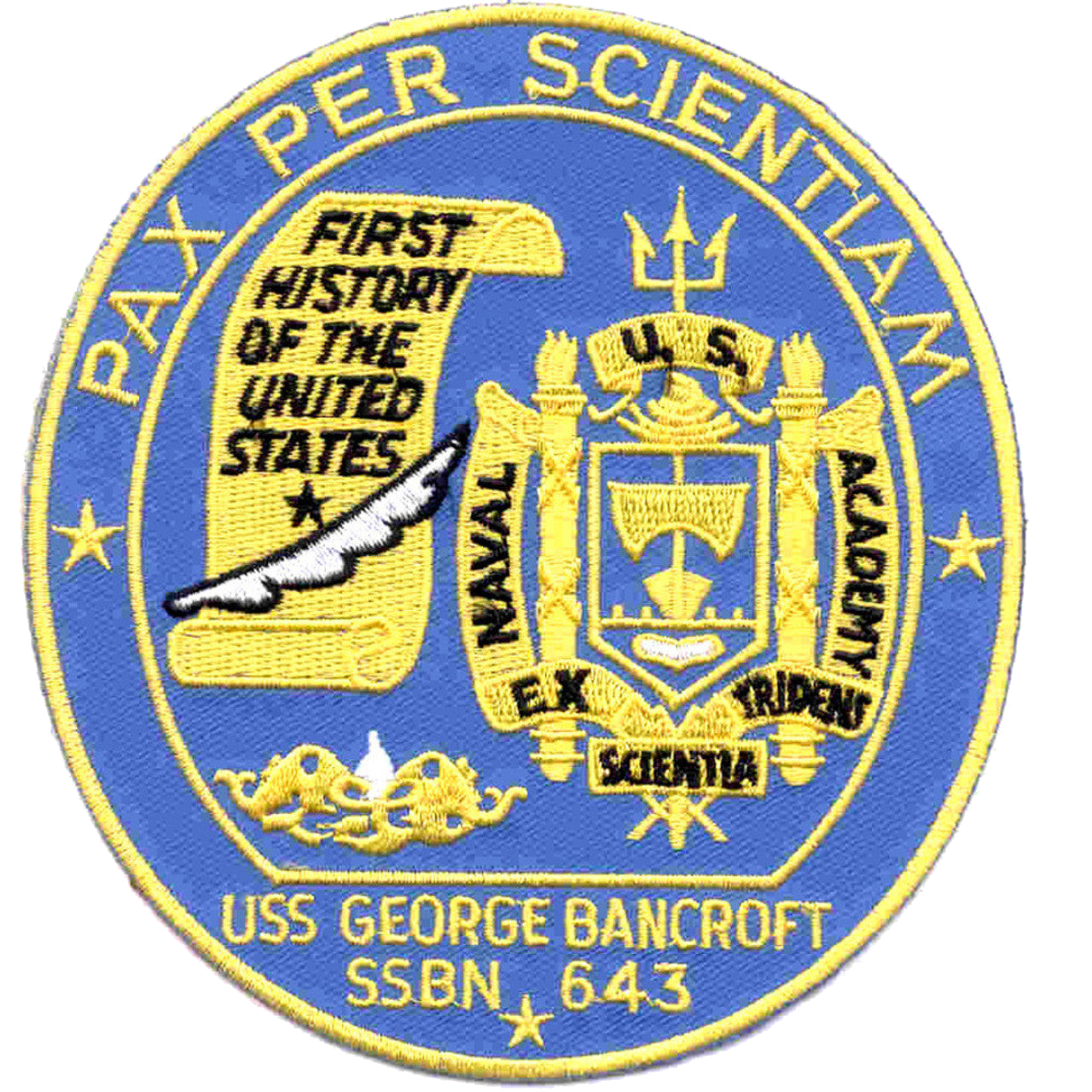 USS GEORGE BANCROFT SSBN 643 PATCH
