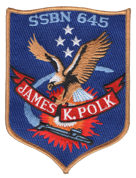 USS JAMES K POLK SSBN 645 PATCH collection thumbnail