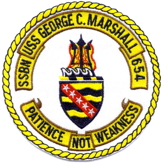 USS GEORGE C MARSHALL SSBN 654 PATCH collection thumbnail