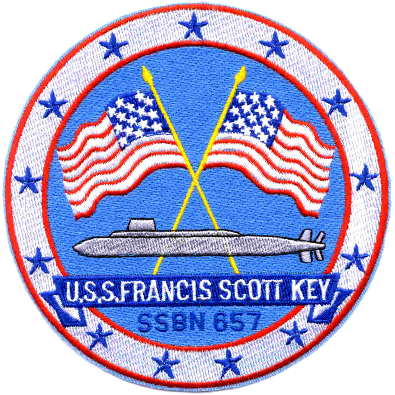 USS FRANCIS SCOTT KEY SSBN 657 PATCH
