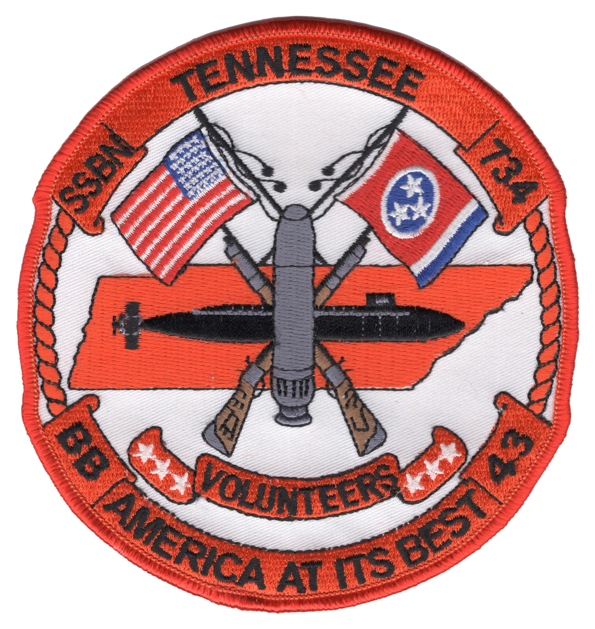 USS TENNESSEE SSBN 734 PATCH