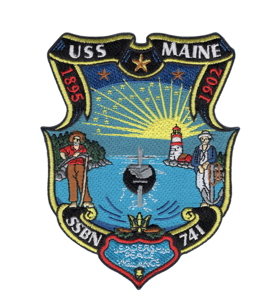 USS MAINE SSBN 741 PATCH collection thumbnail