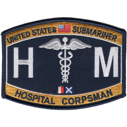 RATING HOSPITAL CORPSMAN HM PATCH collection thumbnail